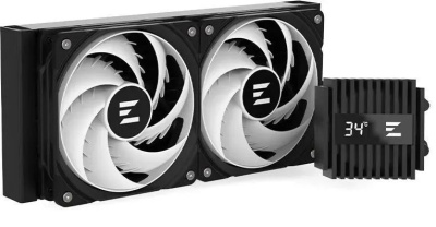 ������� �������� ���������� Zalman Alpha2 A24 ARGB Soc-AM5/AM4/1151/1200/1700 ������ 4-pin 18-37dB Al+Cu LCD 2000gr Ret (ALPHA2 A24 BLACK)