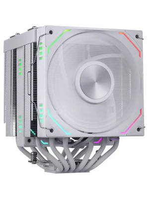 ����� 1STPLAYER F.A.S.T. FT12DSL-6 White / 6HPx6mm, dual tower, 275W TDP, 2x120mm ARGB fans, 600-2000 RPM, 57.56 CFM, 38.21 dBA / FT12DSL-6-WH