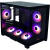 ������ XASTRA QR500M 6ARGB-FC-C6-UC Black mATX/Aquarium/ 2 Curve Glass /1x360mm+1x240mm+1x120mm ARGB PWM FM fans/ Argb+PWM HUB 6port /Type-C/ QR500M-1FA36A-1FA24A-1FC12A-C6-UC