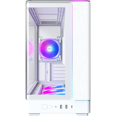 ������ Montech KING 15 PRO White / mATX / 4x120mm ARGB fans / KING 15 PRO (W)