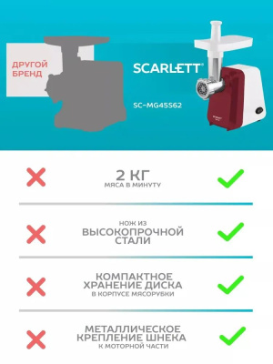 ��������� Scarlett SC-MG45S62 1800�� �����/�������