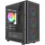������ Powercase Mistral Micro EM17, Tempered Glass, 4x120mm ARGB PWM fan, ������, mATX  (CMMEM17B-A4)