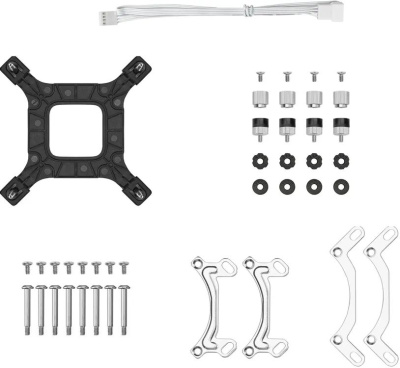 ������� �������� ���������� Deepcool LE240 V2 Pure Soc-AM5/AM4/1200/1700/1851 ����� 4-pin 28.2-31.6dB Al 220W 1266gr Ret (R-LE240PURE-WHLNMD-G-1)