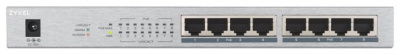 ZYXEL GS1008HP-EU0101F ���������� ����� Zyxel ZyWALL ATP800, Rack, 12 ��������������� (LAN/WAN) ������ GE, 2xSFP, 2xUSB3.0, AP Controller (2/130), Device HA Pro, � ���������� Sandbox � Botnet Filter