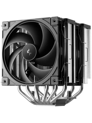 ����� DEEPCOOL AG620 G2 LGA1954/1851/1700/AM5/AM4 (TDP 270W, PWM, DUAL Black Fan 120mm, 6 ����. ������, ������) RET