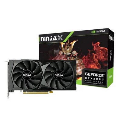 Ninja RTX2060 PCIE (1920SP) 6GB 192BIT GDDR6 (DVI/HDMI/DP) 6GB 192BIT GDDR6 (DVI/HDMI/DP