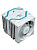 ����� Valkyrie DL125 Vind White / 6HPx6mm, 230W TDP, 2x120mm ARGB fans, 800-1850RPM, 80CFM, 29dBA / HW NA125-W