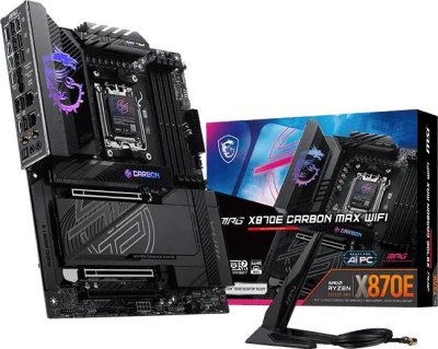 ����������� ����� MSI MPG X870E CARBON MAX WIFI, Socket AM5, AMD X870E, ATX, Ret