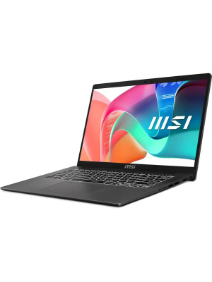 ������� MSI Modern 14 F1MG-1036RUY, 14" (1920x1080) IPS/Intel Core 5 120U/16 �� DDR4/512 �� SSD/Intel Graphics/Windows 11 Pro, ����� (9S7-14S111-1036)