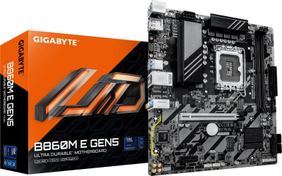 ����������� ����� Gigabyte B860M E GEN5, Socket LGA 1851, Intel B860, mATX, Ret