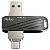 ������ 256Gb Netac US11 black/silver USB3.0 + Type C (NT03US11C-256G-32BK)