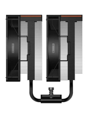 ����� PCCooler RT620 Digital BK (250W, 4-pin PWM, LED temp., 157mm, , 6x6mm, 2x120mm, 73.32CFM, 34.9dBA, 2200RPM, S: 1851/1700/1200/115X, AM5/AM4, black)