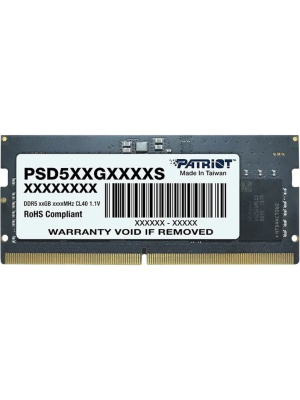 ����������� ������ Patriot SL DDR5 32GB 5600MHz SO-DIMM SINGLE 1*32GB CL46 46-46-46-90 1.1V