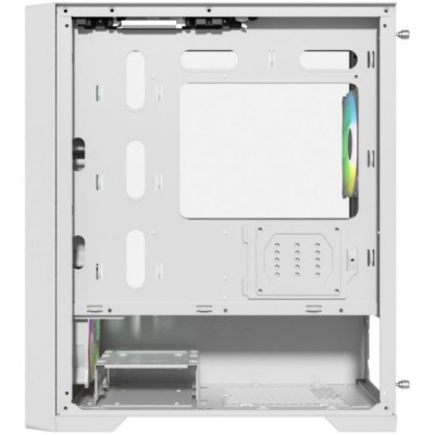 ������ Powercase Alisio Micro X4W V2, Tempered Glass, 4� 120mm ARGB fans, ARGB HUB, �����, mATX (CAMCXW-A4)