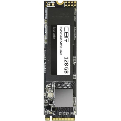 CBR SSD-128GB-M.2-BS24b, ���������� SSD-����������, ����� "Base", 128 GB, M.2 2280, PCIe 3.0 x4, NVMe 1.3, 3D TLC NAND, R/W speed up to 1700/1400 MB/s, TBW (TB) 120, OEM