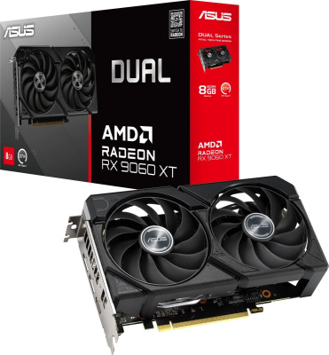 ���������� ASUS AMD Radeon RX 9060 XT 8Gb DUAL-RX9060XT-8G 90YV0MI1-M0NA00
