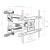 ��������� Arm Media COBRA-60 ������ 32-65" max 45�� VESA 600×400 ���������-��������� � ���������