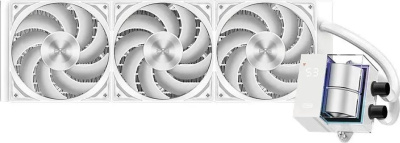 ������� ����������� ���������� PCcooler DS360 WH, LCD, 4-pin, 120��, �����, retail