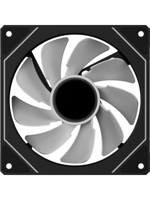����� ��� ������� Ocypus Gamma F12 BK ARGB REVERSE BLADE (120x120x25mm, 4-pin PWM, ARGB, 50CFM, 31dBA, 1600RPM, Black)