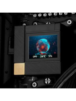 ��� Thermalright Core Matrix 240 Vision (240mm, LED, Black, ARGB/ Fans: 2x120mm, 68.9CFM, 28.2dBA, 2000RPM/ Pump height 64.4mm, Rad thickness 27mm/ S: 1700, 1200, 1851, 115X, AM5, AM4)