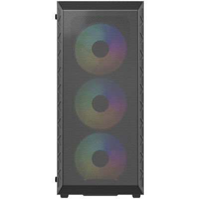 ������ Powercase Mistral S4B ARGB, Tempered Glass, 4x 120mm ARGB PWM Fans, ������, ATX  (CMSB-A4)