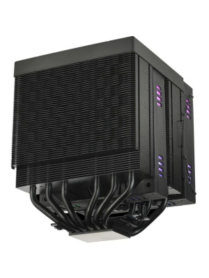 ����� 1STPLAYER F.A.S.T. FT12DSL-6 Black / 6HPx6mm, dual tower, 275W TDP, 2x120mm ARGB fans, 600-2000 RPM, 57.56 CFM, 38.21 dBA / FT12DSL-6-BK