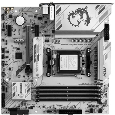 ����������� ����� MSI B850M GAMING PLUS WIFI6E, SocketAM5, AMD B850, mATX, Ret
