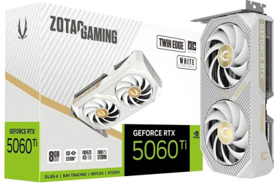 ���������� Zotac nVidia GeForce RTX 5060 Ti Twin Edge OC White 8Gb ZT-B50610Q-10M