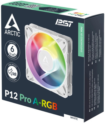 ���������� ��������� ARCTIC P12 Pro A-RGB White- retail (ACFAN00311A)