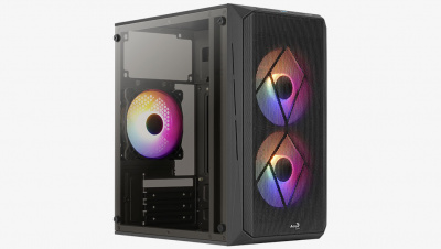 ������ Aerocool CS-107-A-BK-v2 ������ ��� �� (� ���������: ���������� FRGB 12 �� x 3)