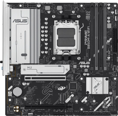 ����������� ����� ASUS PRIME B850M-A WIFI, SocketAM5, AMD B850, mATX, Ret 90MB1LN0-M0EAY0