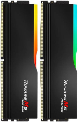 ������ ������ DDR5 G.SKILL RIPJAWS M5 NEO RGB 64GB (2x32GB) 6000MHz CL30 (30-40-40-96) 1.40V / F5-6000J3040G32GX2-RM5NRK / Black