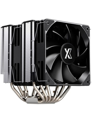 ����� XASTRA AX620 Basic LGA1851/1700/1200/115X/AM5/AM4 (Dual Tower, TDP 265W, 6 ����.������ 6�� , 2x PWM 120mm black ,������ ��������� ) RET