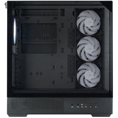 ������ Zalman MidiTower P40 Plus Prism Black (4xCombo (3.5'' or 2.5"), USB TYPE-C, 2xUSB3.0, SIDE 3x120mm ARGB, REAR 1x120mm ARGB) (Zalman P40 Plus P