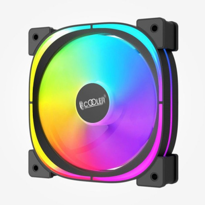 ����� ��� �������/ PCCooler EF120 ARGB BK (120x120x25mm, 4-pin PWM, ARGB, 37.98CFM, 25.7dBA, 1500RPM, Black)