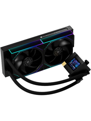 ��� Thermalright Core Matrix 240 Vision (240mm, LED, Black, ARGB/ Fans: 2x120mm, 68.9CFM, 28.2dBA, 2000RPM/ Pump height 64.4mm, Rad thickness 27mm/ S: 1700, 1200, 1851, 115X, AM5, AM4)