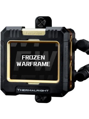 ��� Thermalright Frozen Warframe 420 ARGB (420mm, LED, Black, ARGB/ Fans: 3x140mm, 88.7CFM, 29.8dBA, 1750RPM/ Pump height 60mm, 23dBA, 3000RPM, Rad thickness 27mm/ S: 1851, 1700, 1200, 115X, 2011, 2066, AM5, AM4)