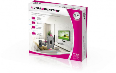 ��������� Ultramounts UM 899 23-43" max 20�� VESA 200x200 ���������-��������� � ���������