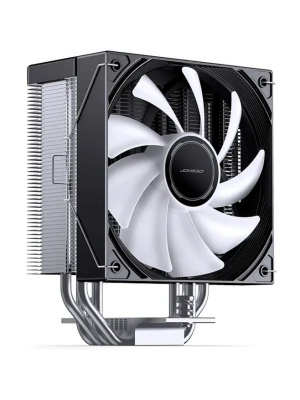 ����� JONSBO CB40 ARGB (225W, 4-pin PWM, 153.5mm, Al/Cu, 4x6mm, ARGB, 1x120mm, 77.07CFM, 35.4dBA, 1800RPM, S: 1851/1700/1200/115X, AM4/AM5 Black)
