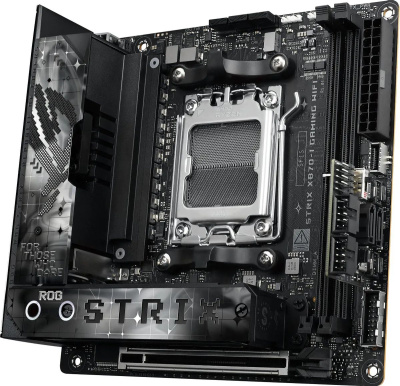 ����������� ����� ASUS ROG STRIX X870-I GAMING WIFI, SocketAM5, AMD X870, mini-ITX, Ret 90MB1IW0-M0EAY0