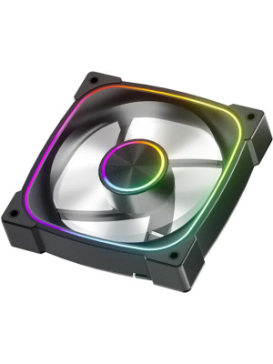 ���������� 1STPLAYER FN7 Black / 120mm ARGB 3pin 5V PWM 4pin 12V 600-1800rpm 39.4cfm 28.95dBA / FN7-BK / BULK