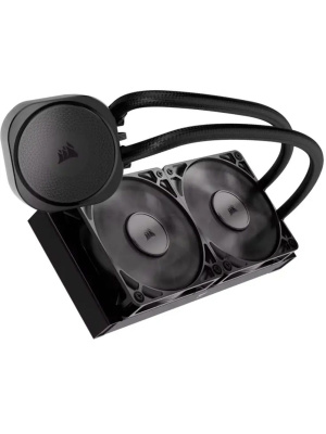 ������� ����������� ���������� Corsair NAUTILUS 240 RS (240mm, Black/ Fans: 2x120mm, 72.8CFM, 36dBA, 2100RPM/ S: 1851, 1700, AM5, AM4)