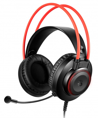 �������� � ���������� A4 Bloody G200S ������/������� 2� ���������� USB �������� (G200S USB/ BLACK +RED)