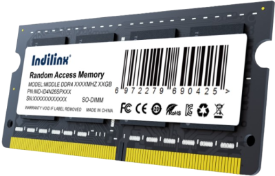  8Gb Indilinx IND-ID4N32SP08X, SO-DIMM, DDR4, PC25600, 3200MHz, CL16, 1.2V, RTL 