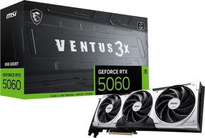 ���������� MSI NVIDIA GeForce RTX 5060 Ventus 3X 8Gb (RTX 5060 8G VENTUS 3X)