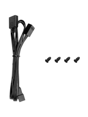 ���������� DEEPCOOL FL12 SE 120x120x25�� (PWM, ARGB, ������, 400-1900��/���) Color BOX