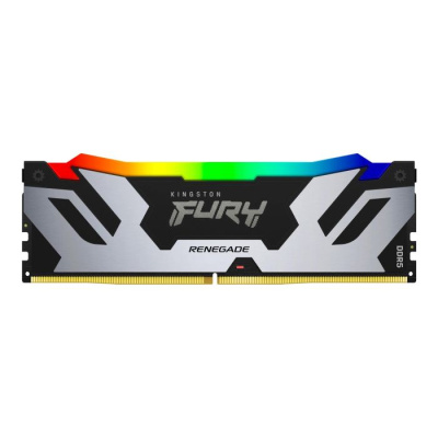 ������ ������ 16GB KINGSTON  Fury Renegade Silver RGB KF564C32RSA-16, DDR5, 6400 ���, DIMM 