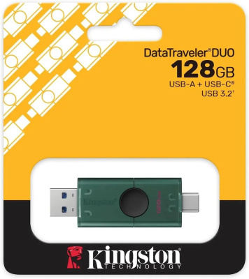 ���� ���� Kingston 128GB DataTraveler Duo G2 DTDEG2/128GB USB3.2 ������