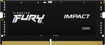  DDR5 SODIMM 8Gb, 4800MHz, CL38, 1.1V, Kingston, FURY Impact Black KF548S38IB-8 Retail