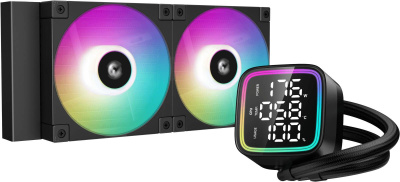 �������� �������� ���������� DEEPCOOL LD240 LGA20XX/1700/1200/115X/AM5/AM4 (TDP 250W, ARGB Lighting, Anti-Leak edition, PWM, DUAL FAN) RET